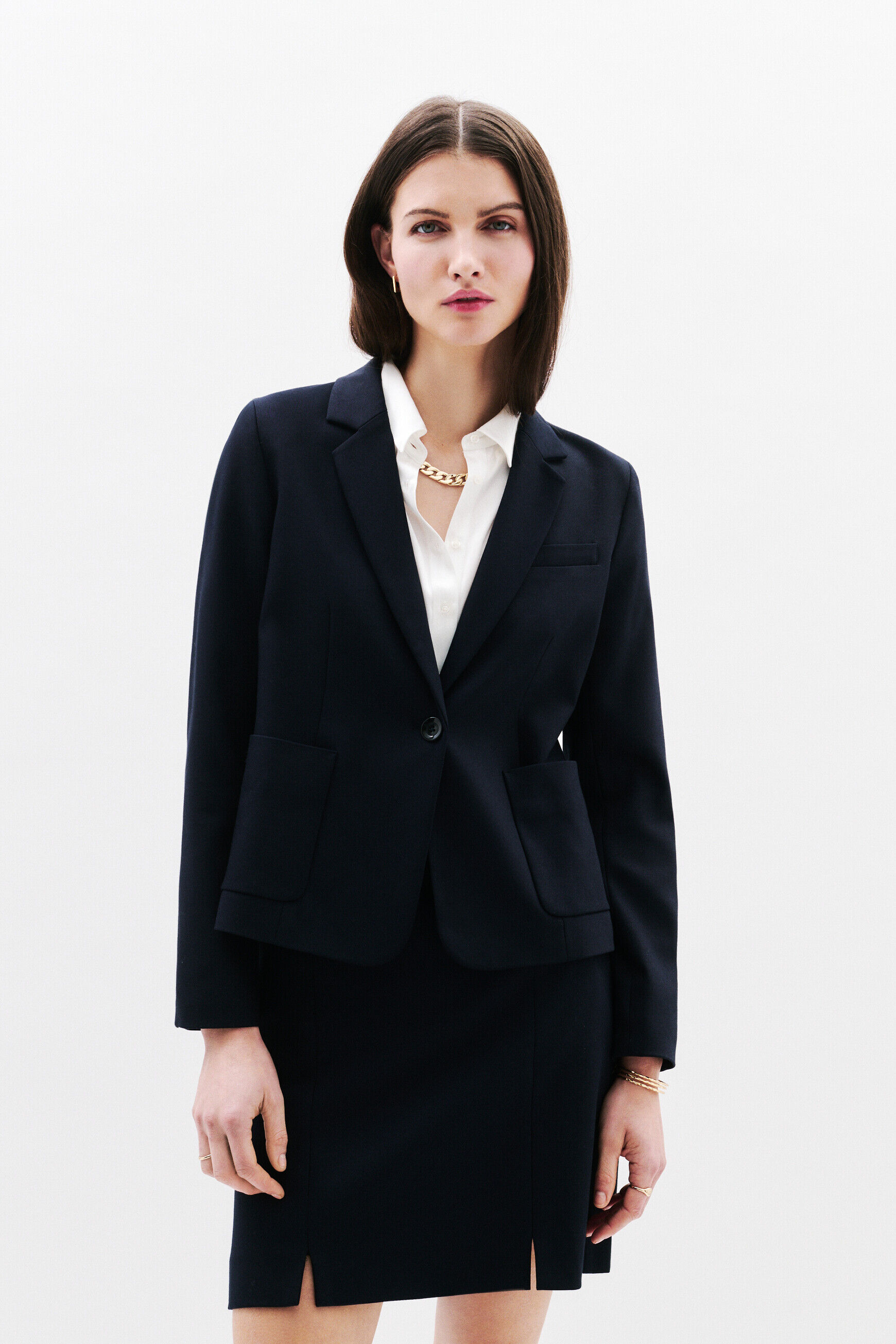 Veste Vauroca bleu marine femme