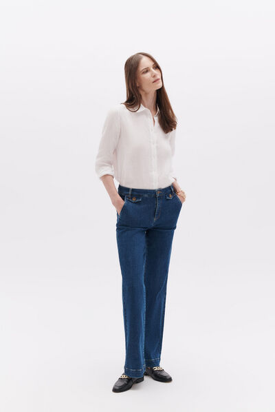 Pantalon ptimotha denim stone femme