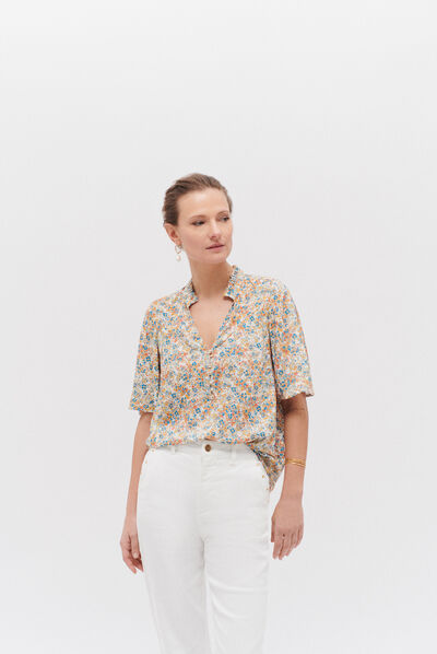 Blusa Tokya avorio donna