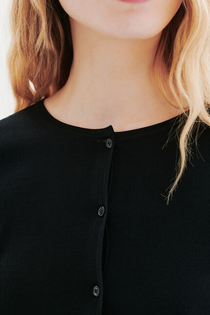 Gilet Mwindsor noir femme