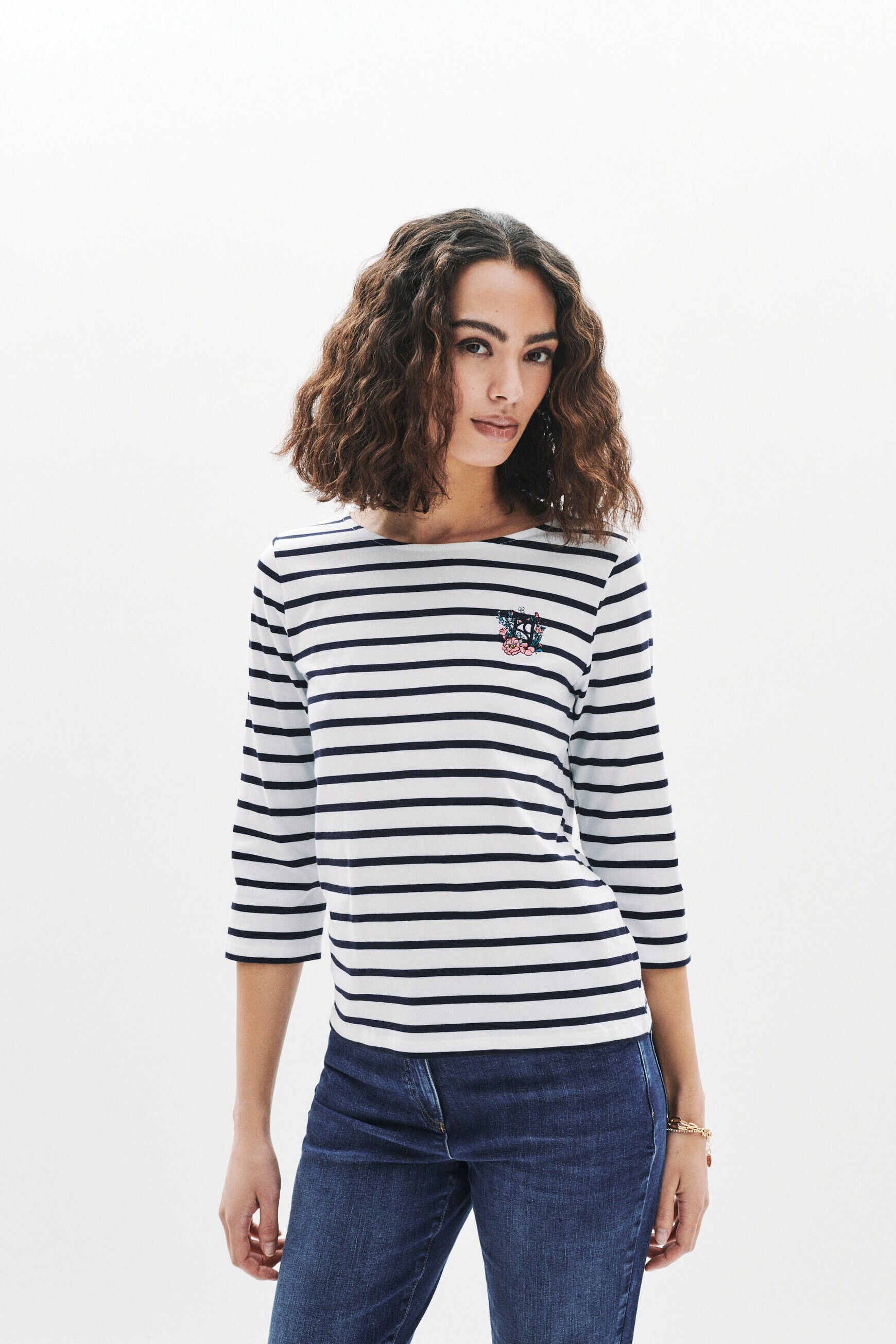 T-shirt Tmarie bleu marine femme