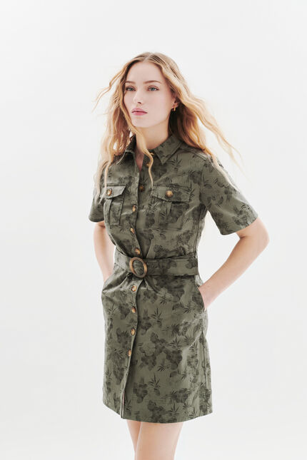 Abito Rsonia verde cachi donna
