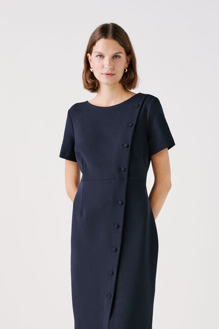 Robe Rdebby bleu marine femme