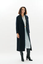 Gabanone2 coat 100% wool navy blue woman