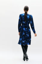 Rlena dress navy blue woman