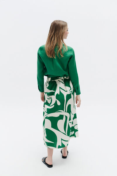 Jupe janalica vert menthe femme