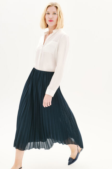 Jupe Jnelle bleu marine femme
