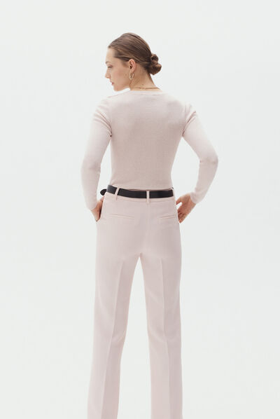 pantalon clementine rose pastel femme