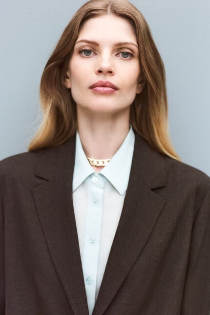 blau grau damen