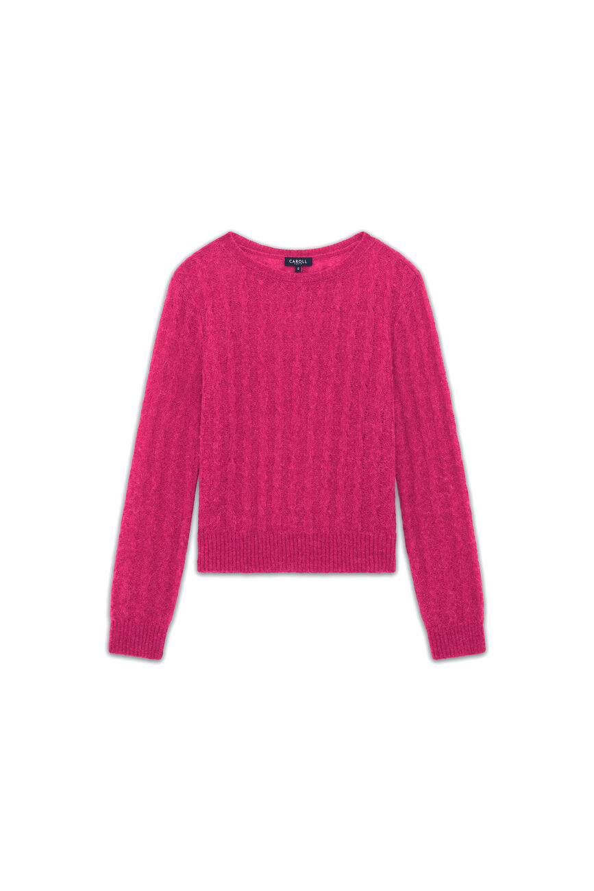 Maglione Msydney rosa fucsia donna