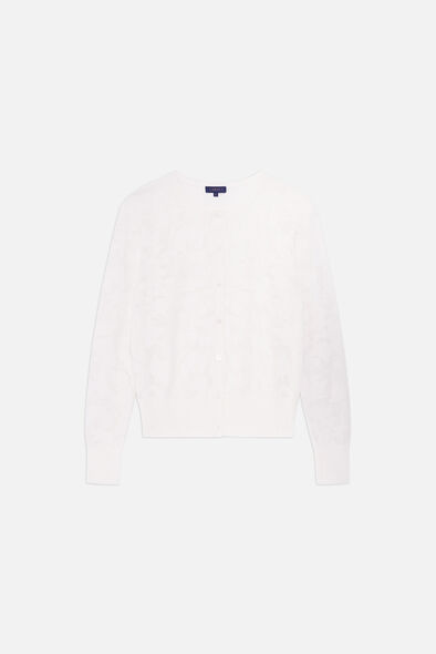 Gilet Mpaloma ecru femme
