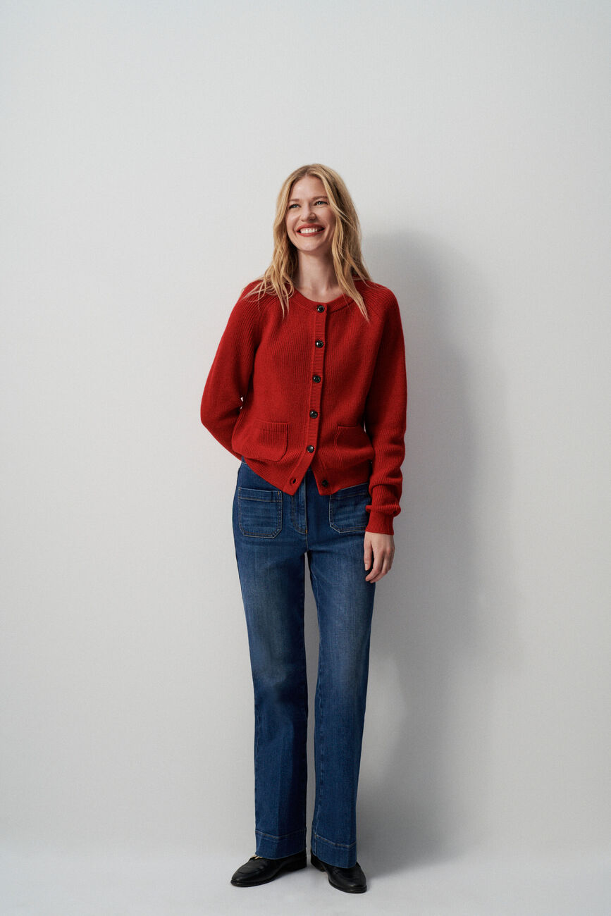 mjosephine sweater red woman