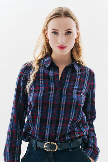 Chemise Jessica4 bleu marine femme