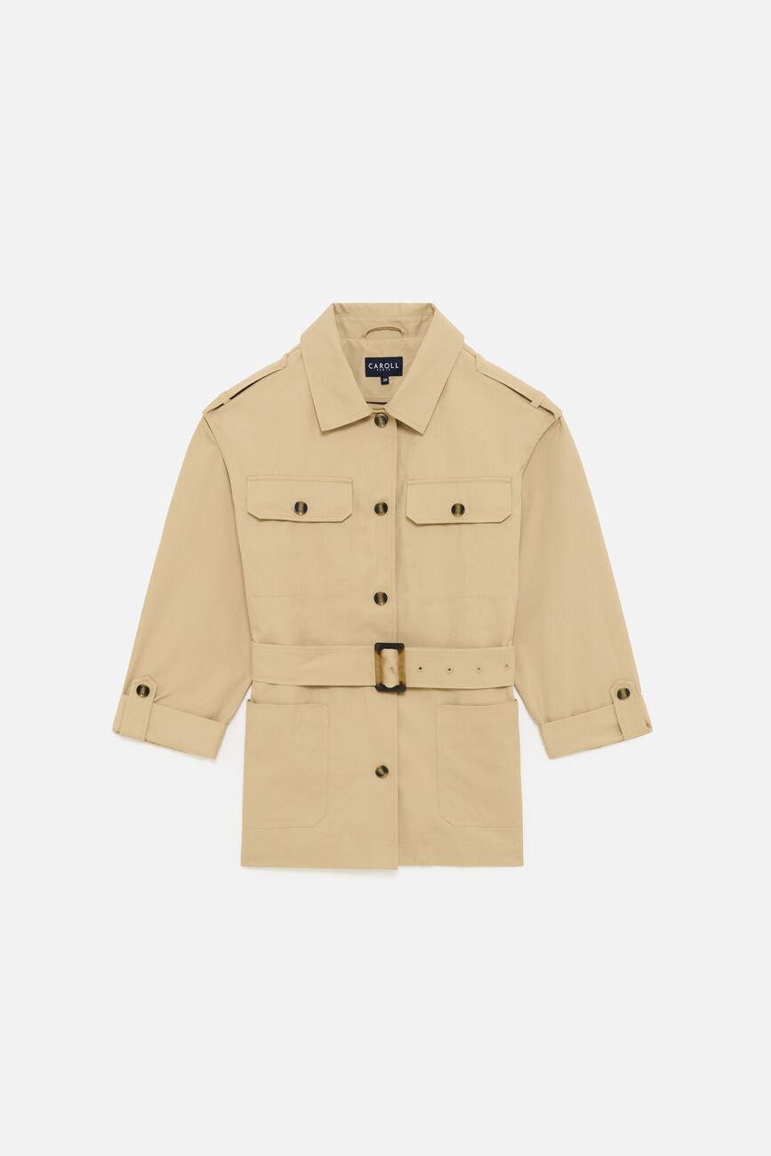 Veste Geraldine taupe femme