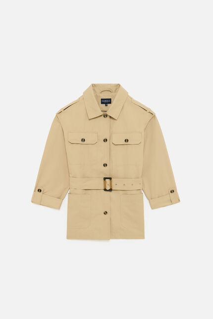 Veste Geraldine taupe femme