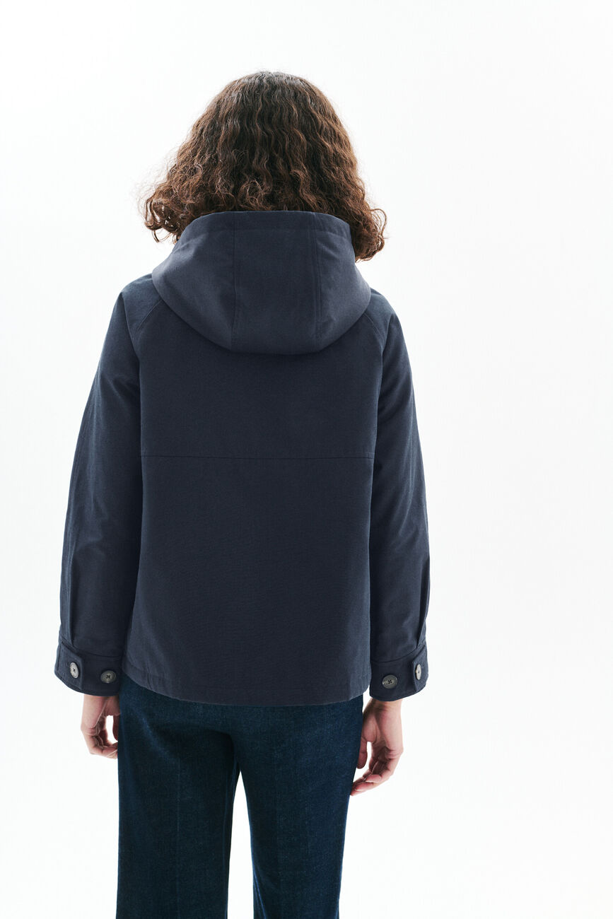 Parka Ginie azul marino mujer