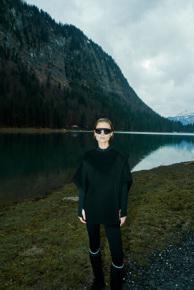 Manteau gmontana noir femme