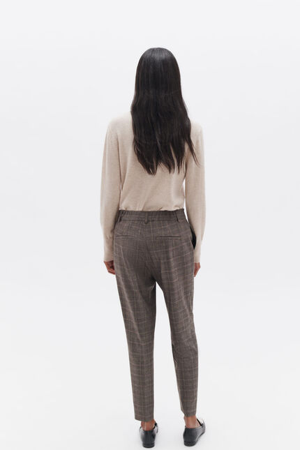 Pantalón psidiko3 marrón oscuro mujer