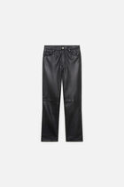 Parmy leather trousers black woman