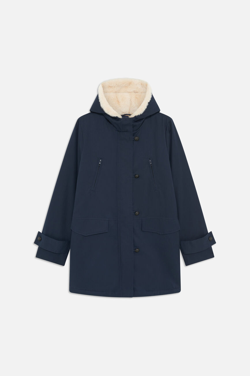 parka electra bleu marine femme