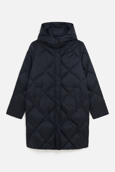 Doudoune gavone bleu marine femme