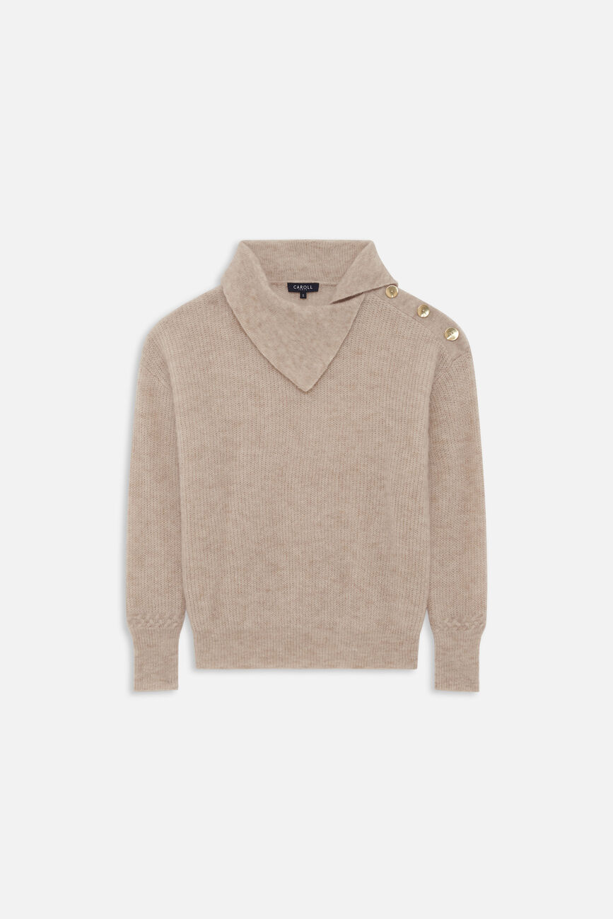 Pull melkior beige femme