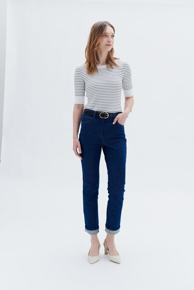 Pull mdelphy blanc femme