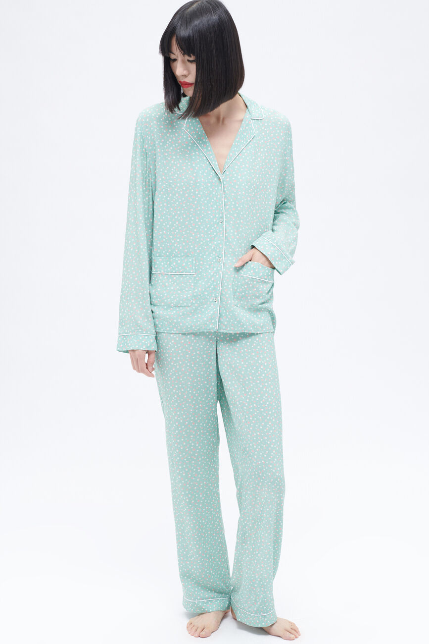 Pyjama axel vert clair femme
