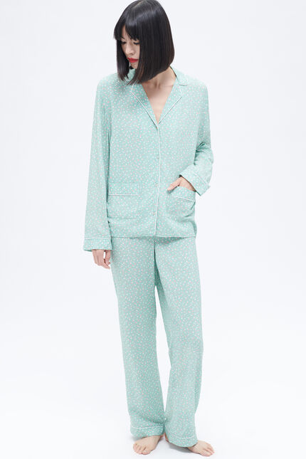 Pyjama axel vert clair femme