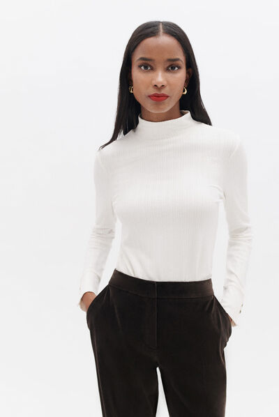 T-shirt tanouck ecru femme