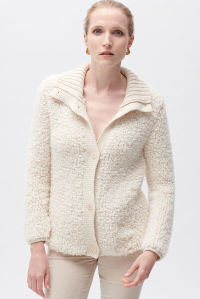 Veste mars ecru femme