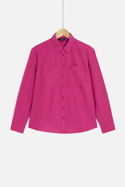 Chemise eden violet femme
