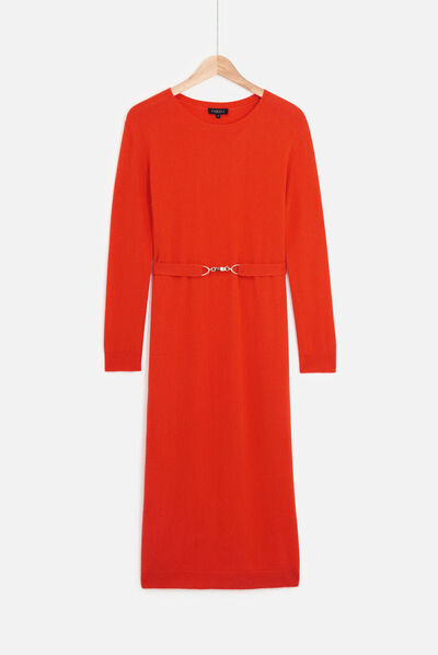robe mathilde orange femme