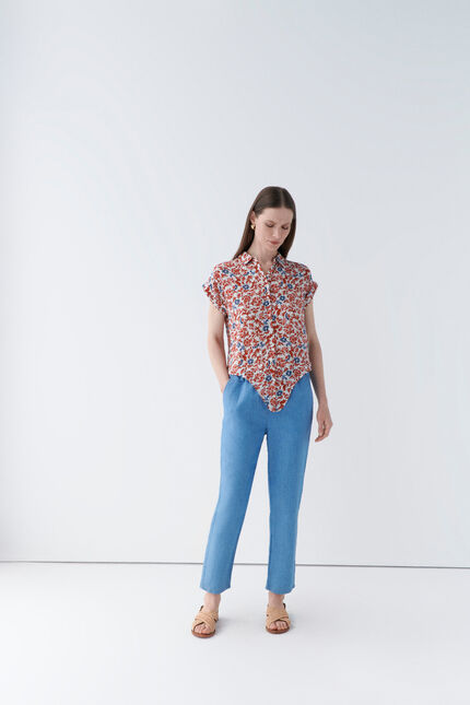 Camicia clivio2 rosso chiaro donna
