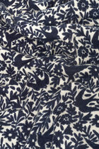 Ines scarf navy blue woman