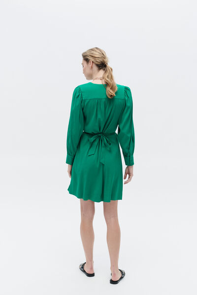 robe alice vert emeraude femme