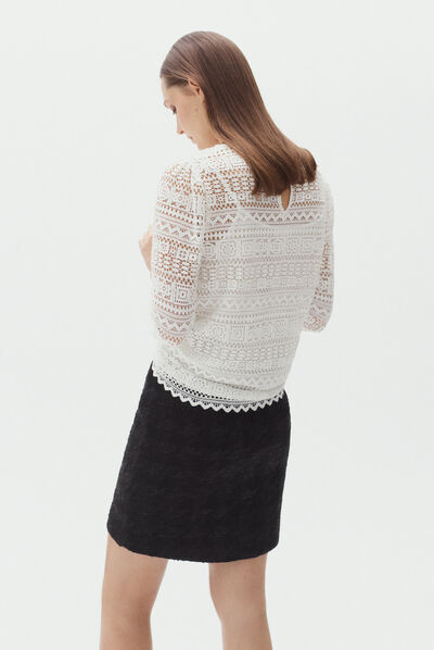 jupe mag noir femme