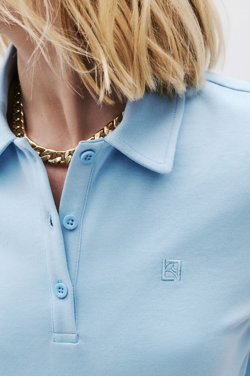 T-shirt Tcandy bleu ciel femme