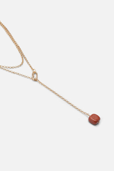 Collier erine couleur or femme