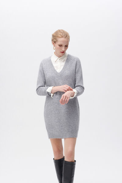 Robe ricky gris femme