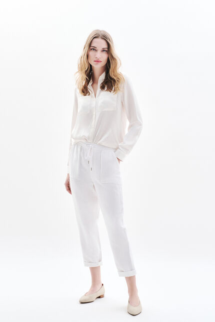 cal&ccedil;as ignace branco mulher