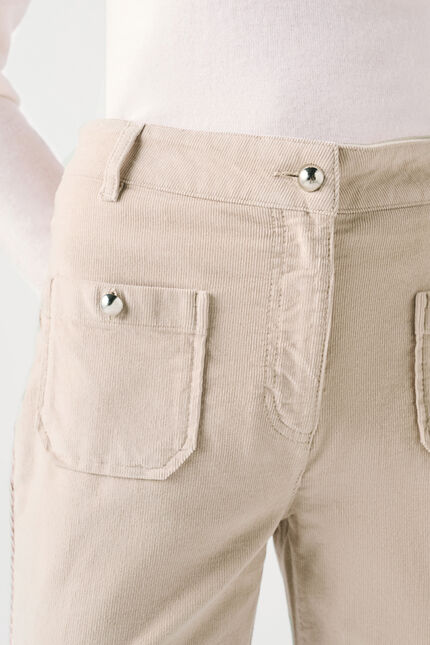 Pantaloni Pelley beige donna
