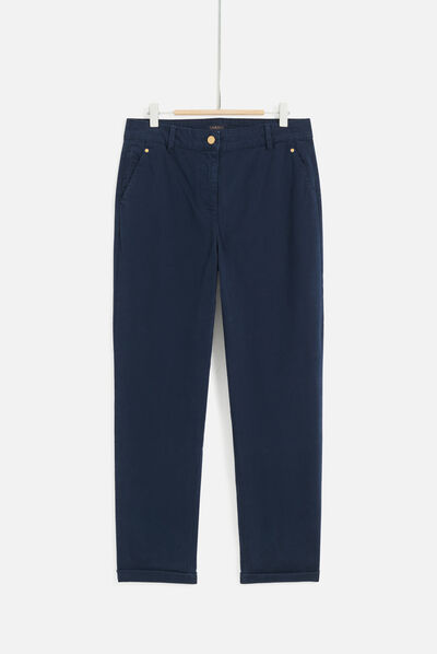 Pantalon pachille bleu marine femme