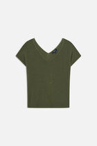 Milania sweater khaki green woman
