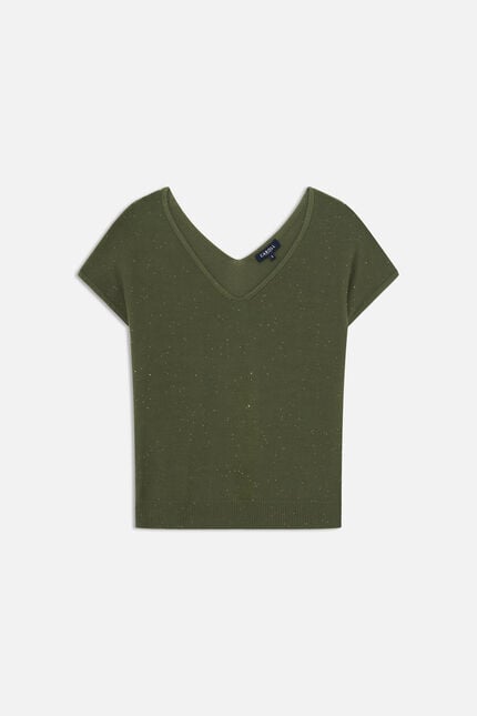 Pull Milania vert kaki femme