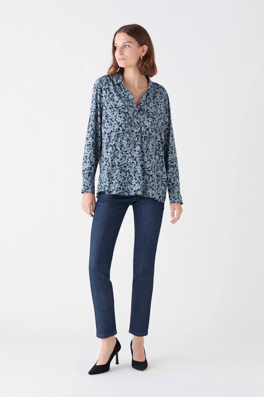 Blouse lovely bleu ciel femme