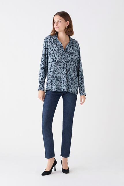 Blouse lovely bleu ciel femme