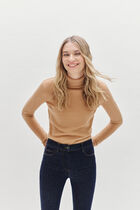 Dylan b 100% cashmere sweater camel woman