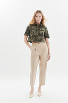 Cleo shirt khaki green woman