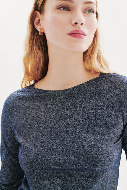T-shirt Tjade bleu marine femme